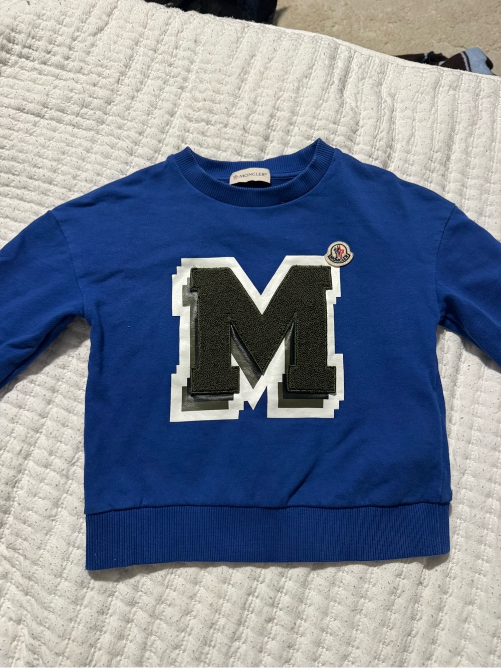 Authentic Moncler Boys Size 6 Sweatshirt — Purchased in Paris